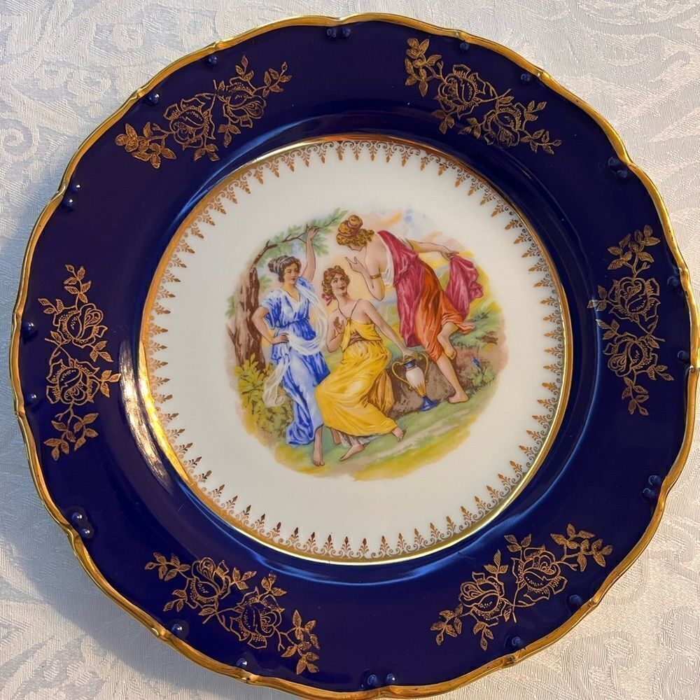 Serving plate. Cobalt. Brand new.